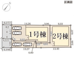 リーブルガーデン神戸市垂水区千鳥が丘3期の区画図