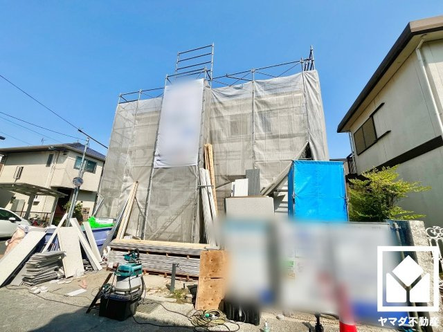 大津市本堅田3丁目　1号棟の前面道路含む現地写真|３月１９日　現地写真更新