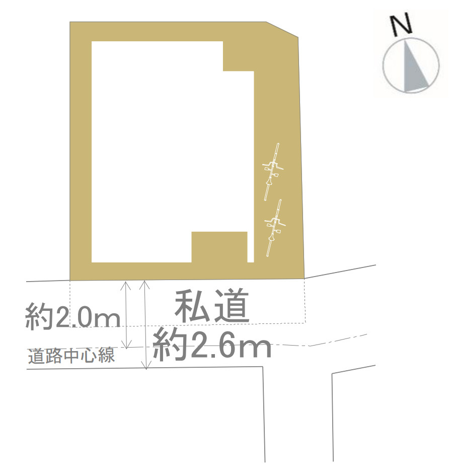 横浜市中区打越 新築戸建て【仲介手数料半額】の区画図