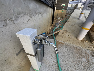 【設備】 | 沖縄市登川（全5棟）5号棟 | 5号棟　外水栓♪