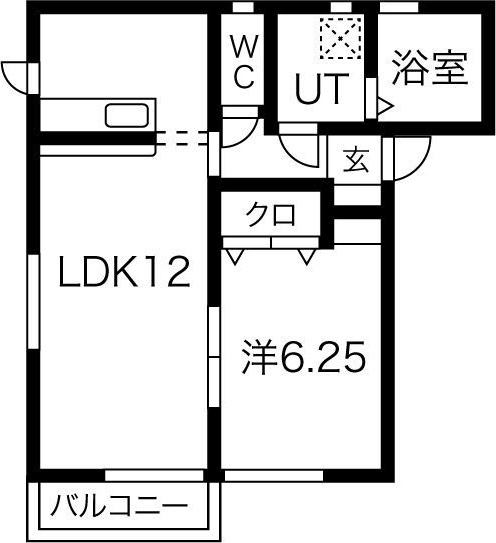 水沢ステーションアベニューD棟の間取り