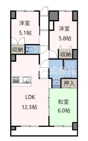 【間取り】 | 日神パレス上福岡