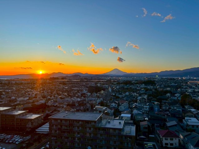 【展望】 | □■ライオンズ茅ヶ崎ザ・アイランズ Ⅰ街区■□ | 沈みゆく夕日を望める贅沢な住空間♪