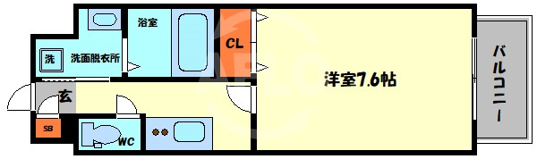 PARK HILLS今里Rayの間取り|PARK HILLS今里Ray　間取り
