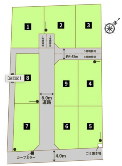 【地図】 | 鴻巣市松原3丁目　新築戸建　全9棟　5号棟
