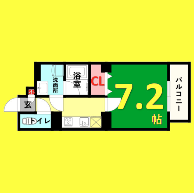MX-III　名古屋市賃貸　仲介手数料無料の間取り