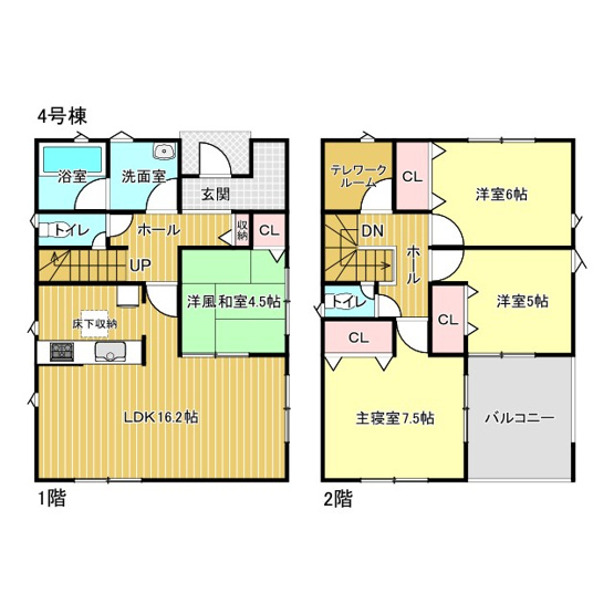 【間取り】 | 亀山市羽若町《4号棟》