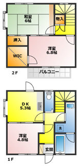 【間取り】 | サンリバー川越