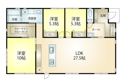 【参考プラン】 | 売土地　神戸市西区今寺 | 平家縦建築できます！