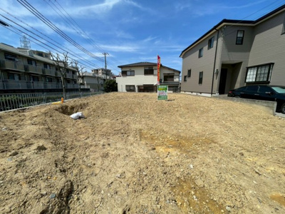 【外観】 | 売土地　神戸市西区今寺 | 敷地広々70坪！！　平屋建築出来ます！！　車庫並列3台スペース可能！！　