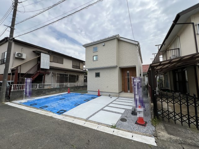 瑞穂町箱根ヶ崎　新築戸建全1棟の外観|閑静な住宅地で小さなお子様がいるご家族にも安心◎