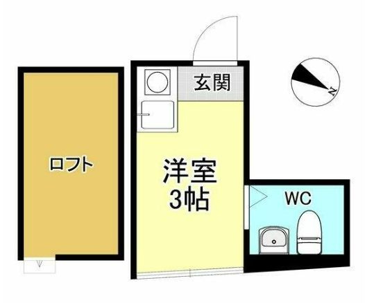 AQUAレジデンス中井（アクアレジデンス中井）の間取り|間取り図☆ロフト付き☆