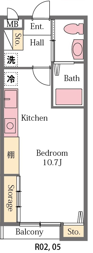 ヴィレッジの間取り