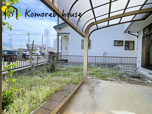 北本市中丸　中古戸建の庭|お庭も活用できます
