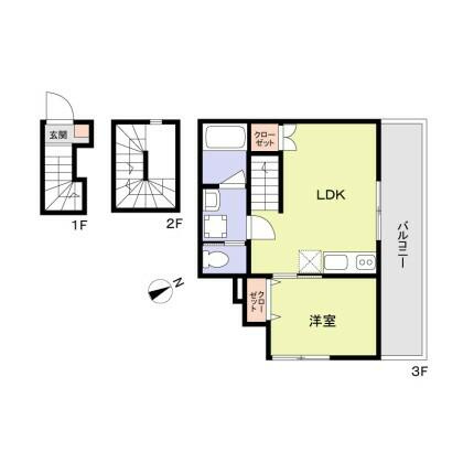 【間取り】 | ＷｏｏｄＣｒｅｓｔ大井Ｒｅｓｉｄｅｎｃｅ