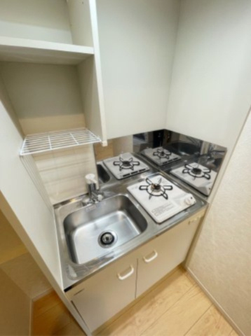 中野区東中野１丁目のアパートのキッチン