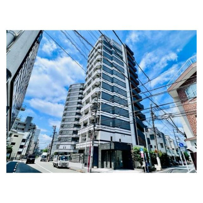 【外観】 | リージア中野新橋 | 鉄筋コンクリート造のがっちりとした造り。
