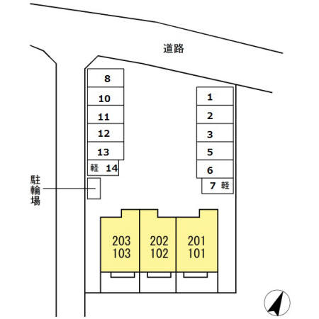 アグレッサーⅡの区画図