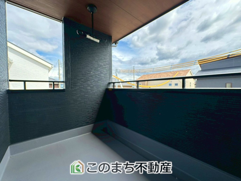 LiveleGarden.S上三川町上三川第10のバルコニー|雨でも安心のインナーバルコニーです！
