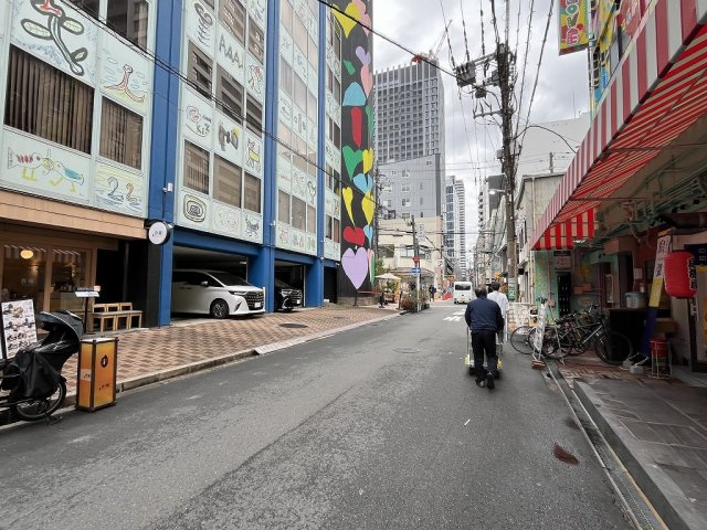 大阪市中央区瓦町４丁目の店舗一部の周辺