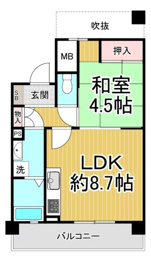 阪急西宮マンションの間取り