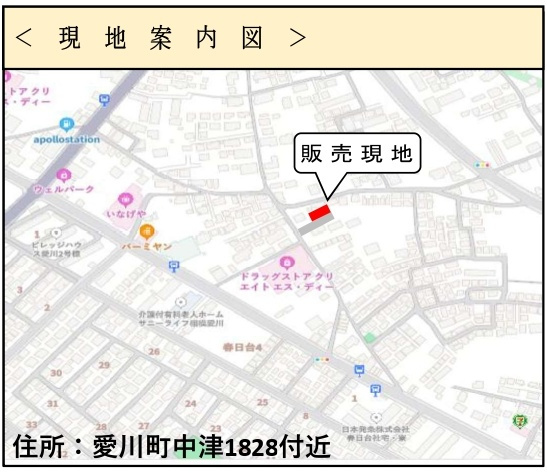 E.Harmony中津（大塚）F区画の地図