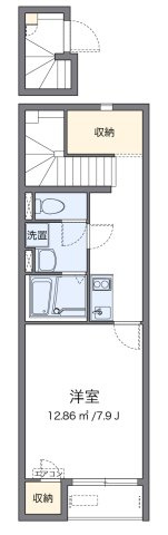 クレイノＰＬＡＴＩＮＡの間取り|代表的な間取のため実際の間取とは異なる場合があります