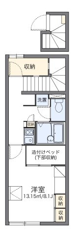 レオパレスウィンクルＡの間取り