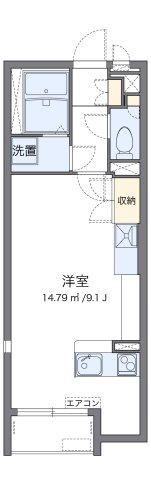 ミランダ高江Ｋの間取り|代表的な間取のため実際の間取とは異なる場合があります