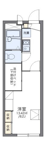 レオパレスサンシャインハイツの間取り