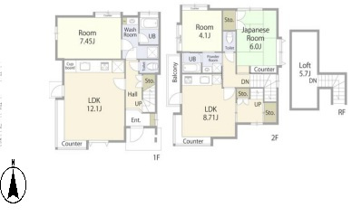【間取り】 | 品川区旗の台6丁目中古戸建