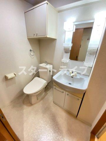 大阪市淀川区木川東３丁目の賃貸マンションのトイレ