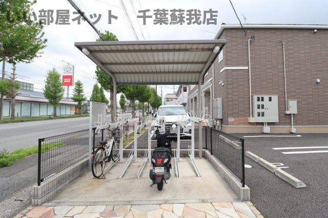 グランド　Ⅱのエントランス|駐輪場