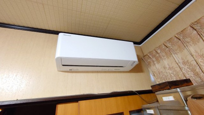 【冷暖房・空調設備】 | くすの木台　５ＤＫ＋店舗、駐車場敷地 | ＤＫにエアコンつき