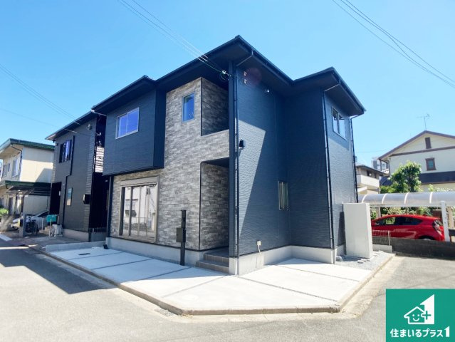 加古川市米田町平津　第1期　新築一戸建ての外観|お客様に長く安心して住んでいだだける事にこだわった家づくり！住んでからのアフターサービスにもしっかりと取り組んでいます！