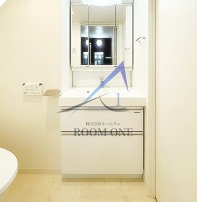 エピーＭアキオカの洗面所|洗面台です。