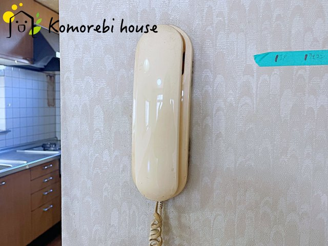 桶川市末広　中古戸建の防犯設備|インターホンです