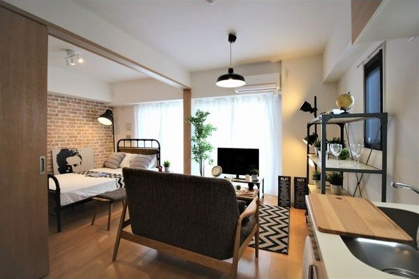 シティライツYATOMIDORIの居間・リビング