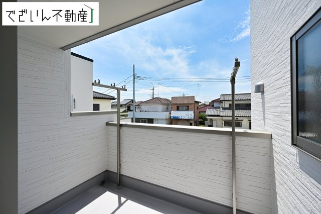 【バルコニー】 | Livele Garden.S行田市棚田町　新築住宅 | ≪1号棟≫
現地(2026年7月撮影)