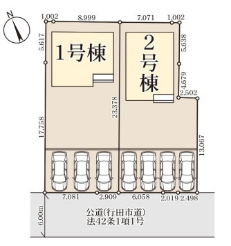 【区画図】 | Livele Garden.S行田市棚田町　新築住宅