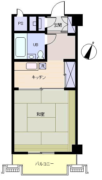 紅葉が丘ガーデンハイツB棟の間取り