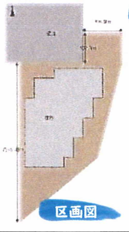 海老名市杉久保南　中古戸建　の区画図