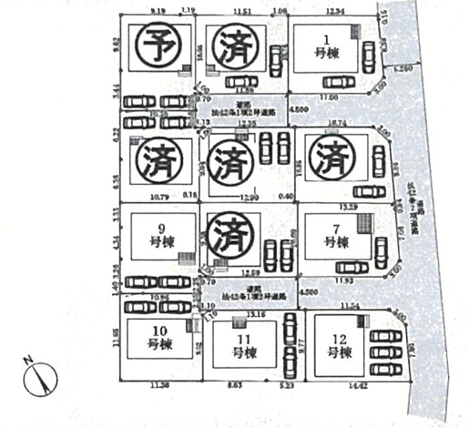 八王子市宮下第５ の区画図
