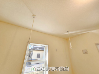 【内装】 | Livele Garden.S　第15栃木大平町富田1号棟 | 花粉時期や梅雨時期に重宝する室内物干しハンガー標準装備♪
