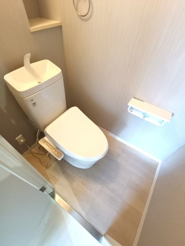 パークフィールドみさと2街区1号館のトイレ|シンプルで使いやすいトイレです
