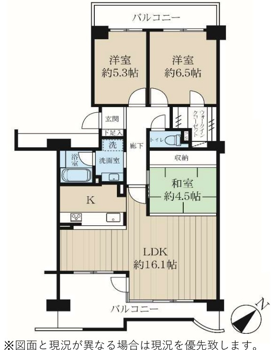 パークフィールドみさと2街区1号館のその他|間取図です
