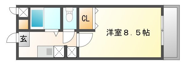 プリメーラエビスヤの間取り