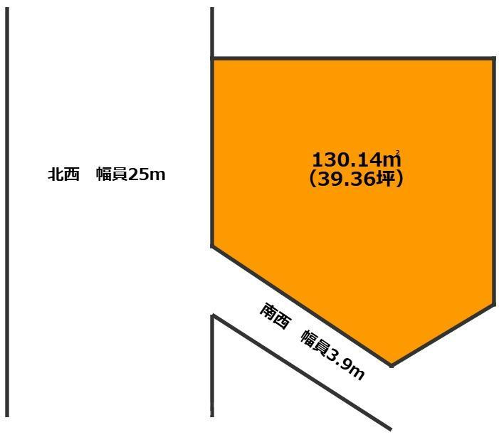 東大淀1丁目　土地の土地図