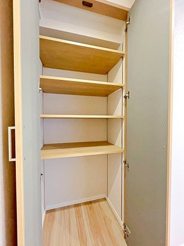 タウンハイツ亀有2号棟の収納|ドキドキの新生活も、安心してスタート。ぴったりの住まいを見つけませんか？クランディアが一緒に住まい選びをサポートします‼　まずは、お気軽にお問合せください　＃クランディア