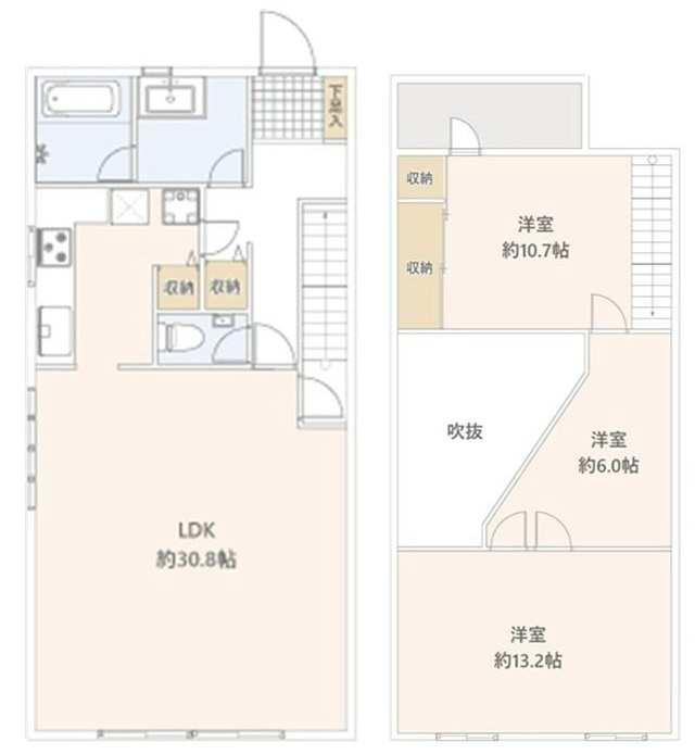 LEREVE中野坂上の間取り